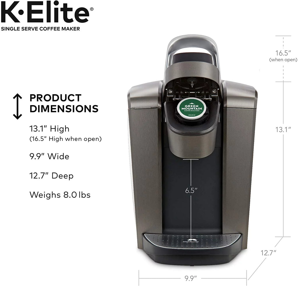 Brushed Slate Single Serve K-Cup Pod Coffee Maker S826149