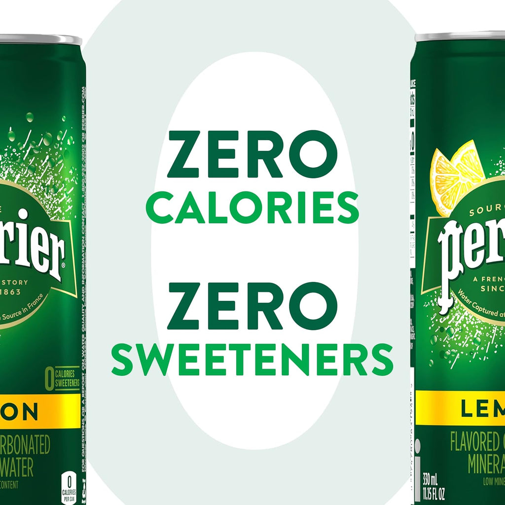Lemon Flavored Sparkling Water, 11.15 Fl Oz Cans (24 Count) W26725
