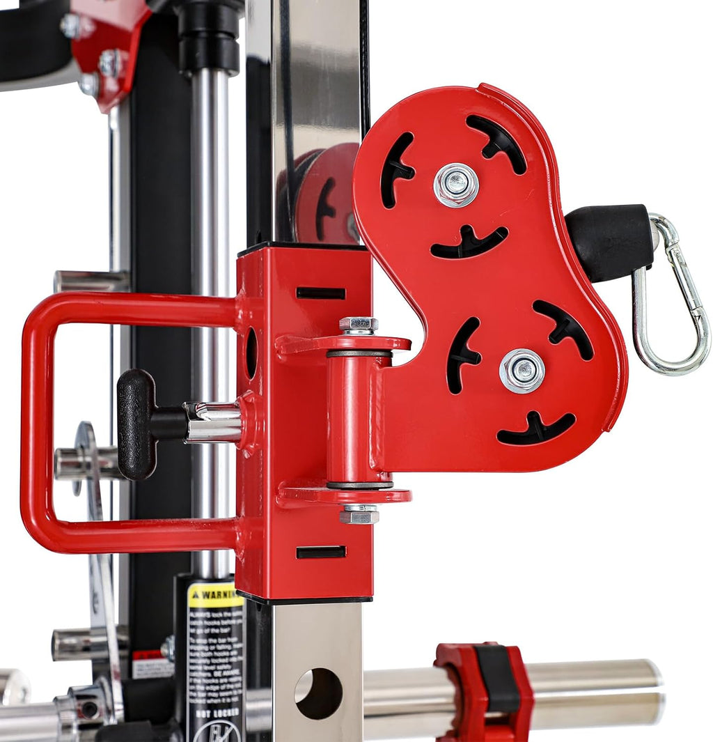 Home Gym Smith Machine with Pulley System Squat Rack Pull Up Bar K984