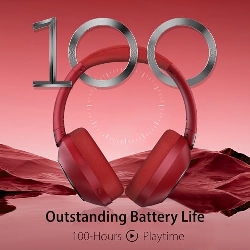 Active Noise Cancelling Wireless Bluetooth Over Ear Headphones with Mic Q381820