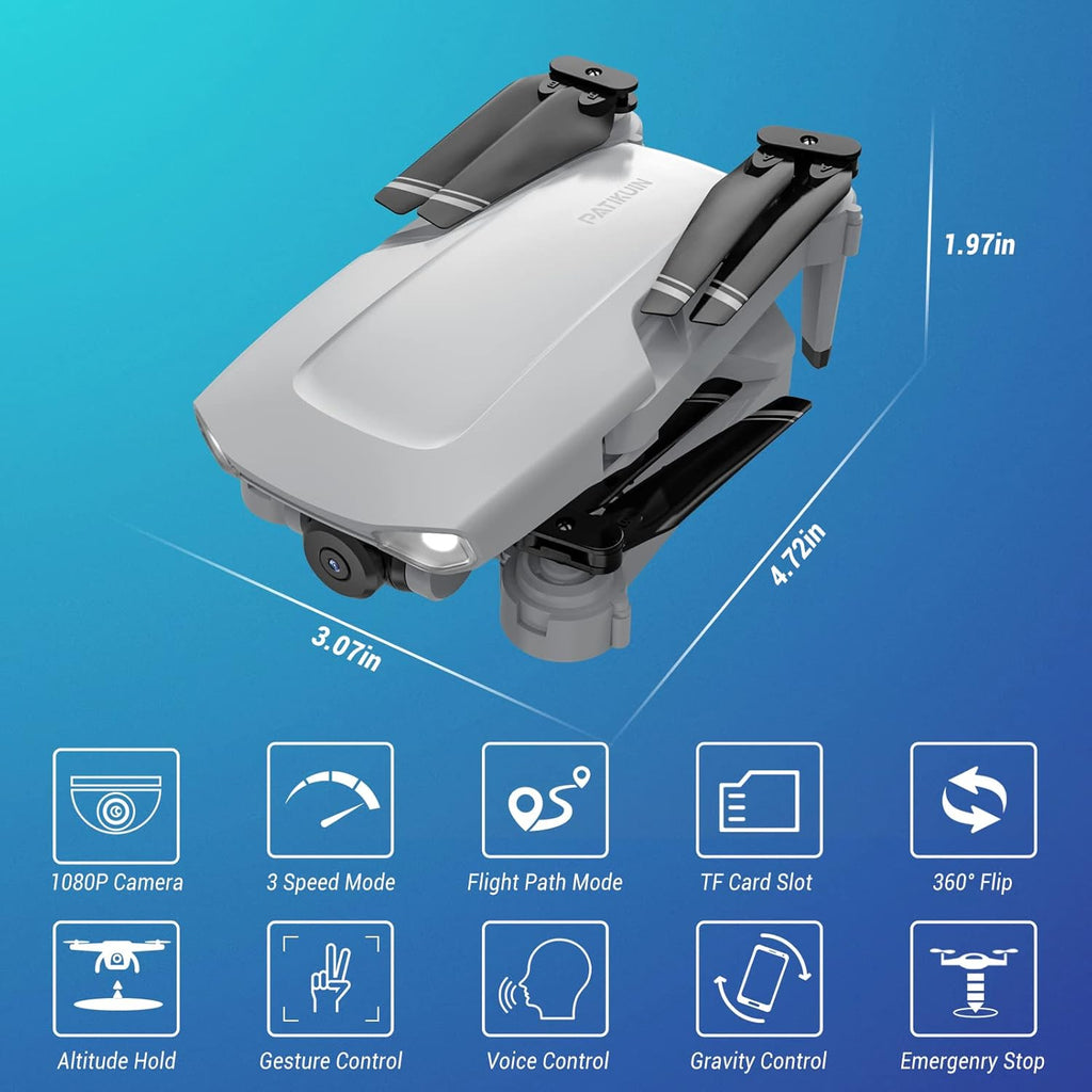HD 1080P FPV Foldable Quadcopter Drone with Camera A7232