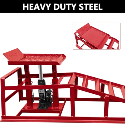 Hydraulic Car Ramps 2 Pcs 11000lbs Automotive Hydraulic Lift N168983