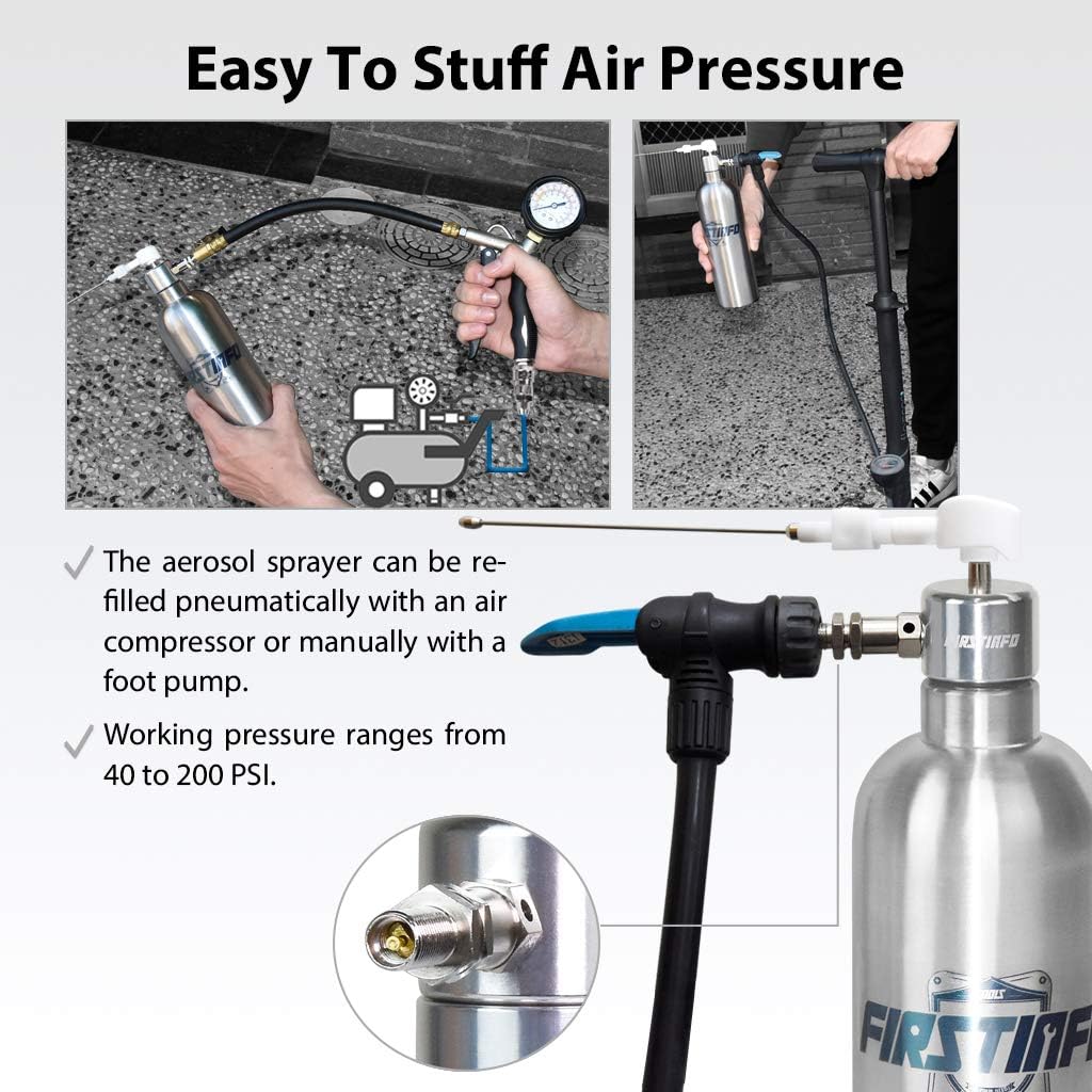 Stainless Steel Refillable Sprayer Can Pack of 2 F517