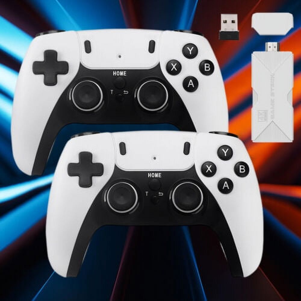 64G 4K HDMI Video Game Console with 2 Wireless Controllers D172218
