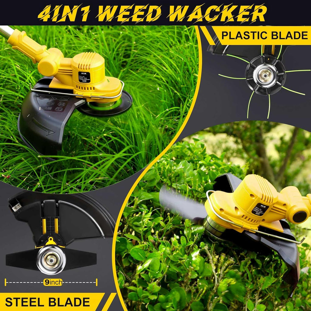 21V Cordless Weed Eater with 2 x 4.0Ah Batteries O2421