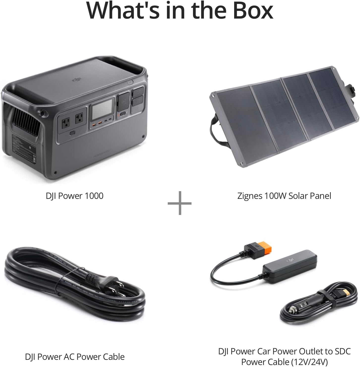 Portable Power Station, 1024Wh Solar Generator with 100W Solar Panel, LFP Cell E64328