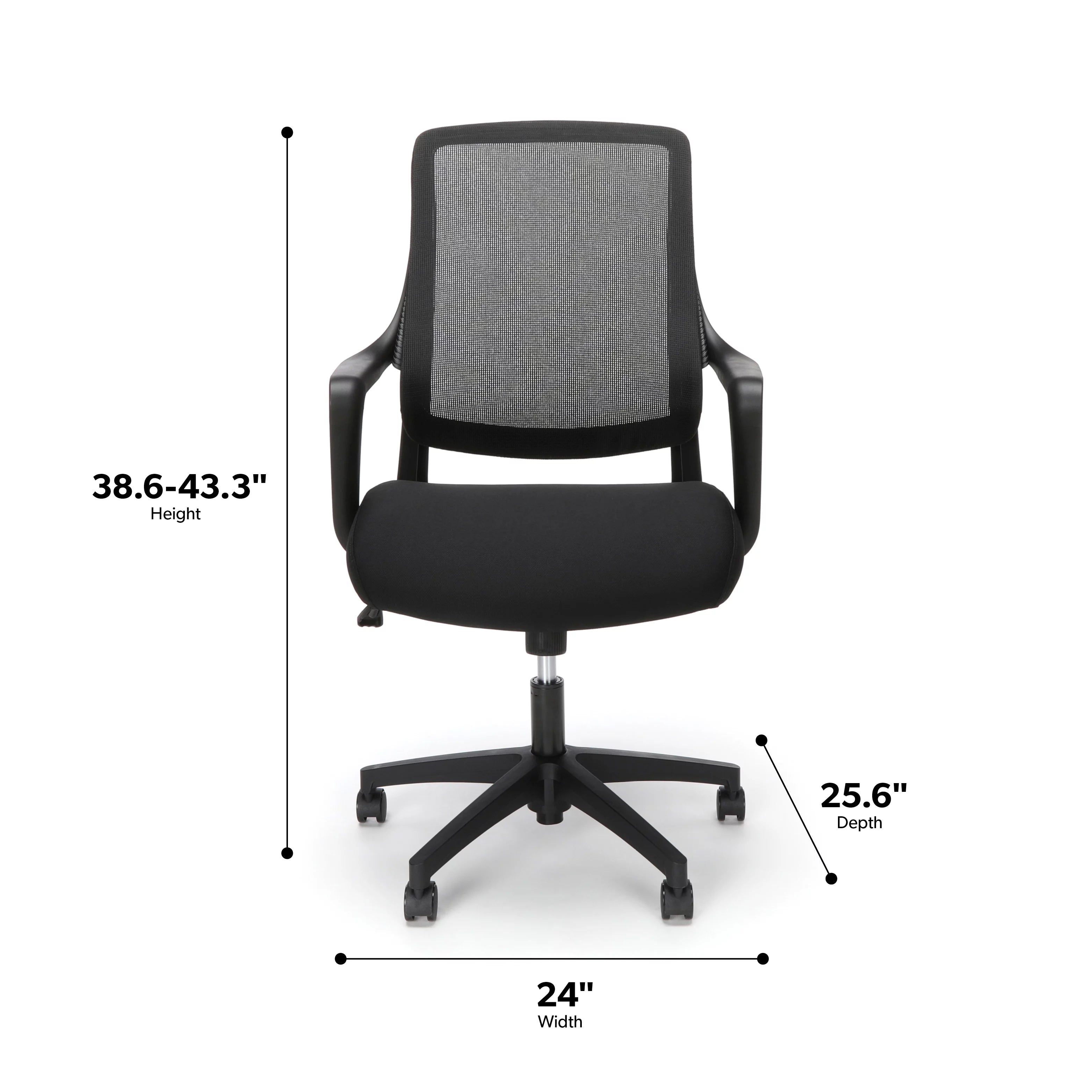 Black Light Task Chair D56874