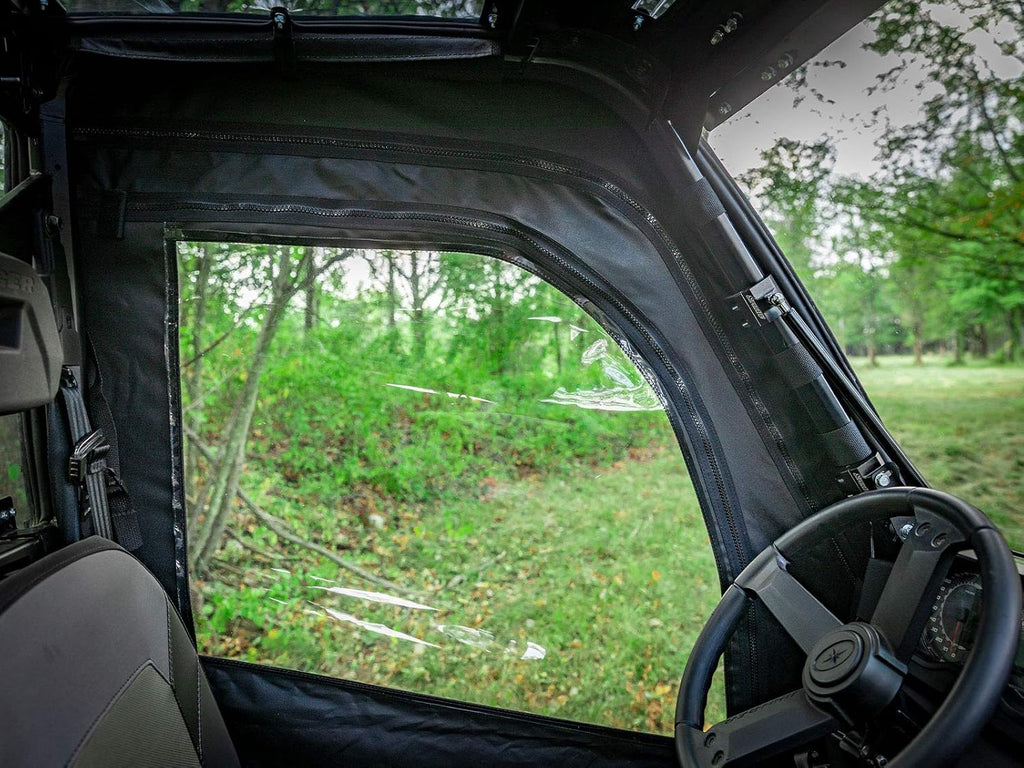 Soft Cab Enclosure Doors - 1 Pair of Front Doors - Resistant to Water, Punctures, and Tears N50912