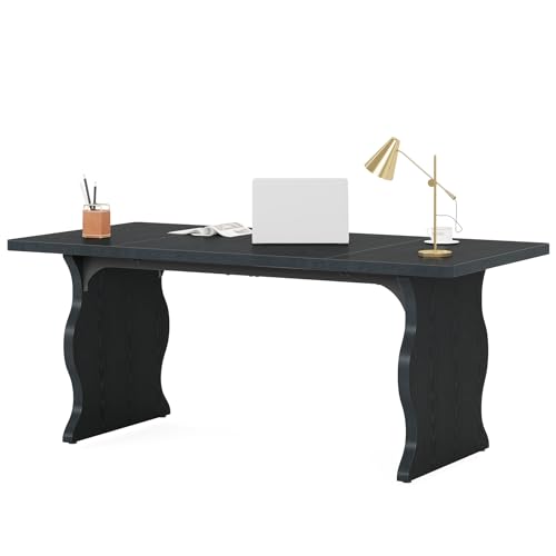 Black 63" Executive Desk N74182