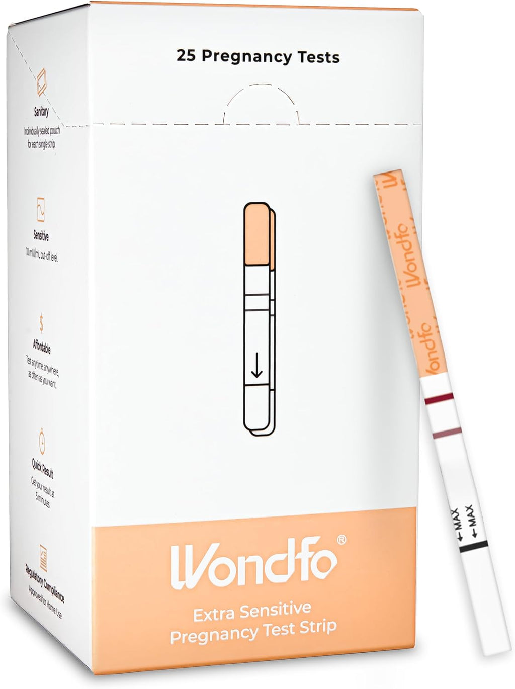 25 Packs Early Result Pregnancy Test Strips U39442