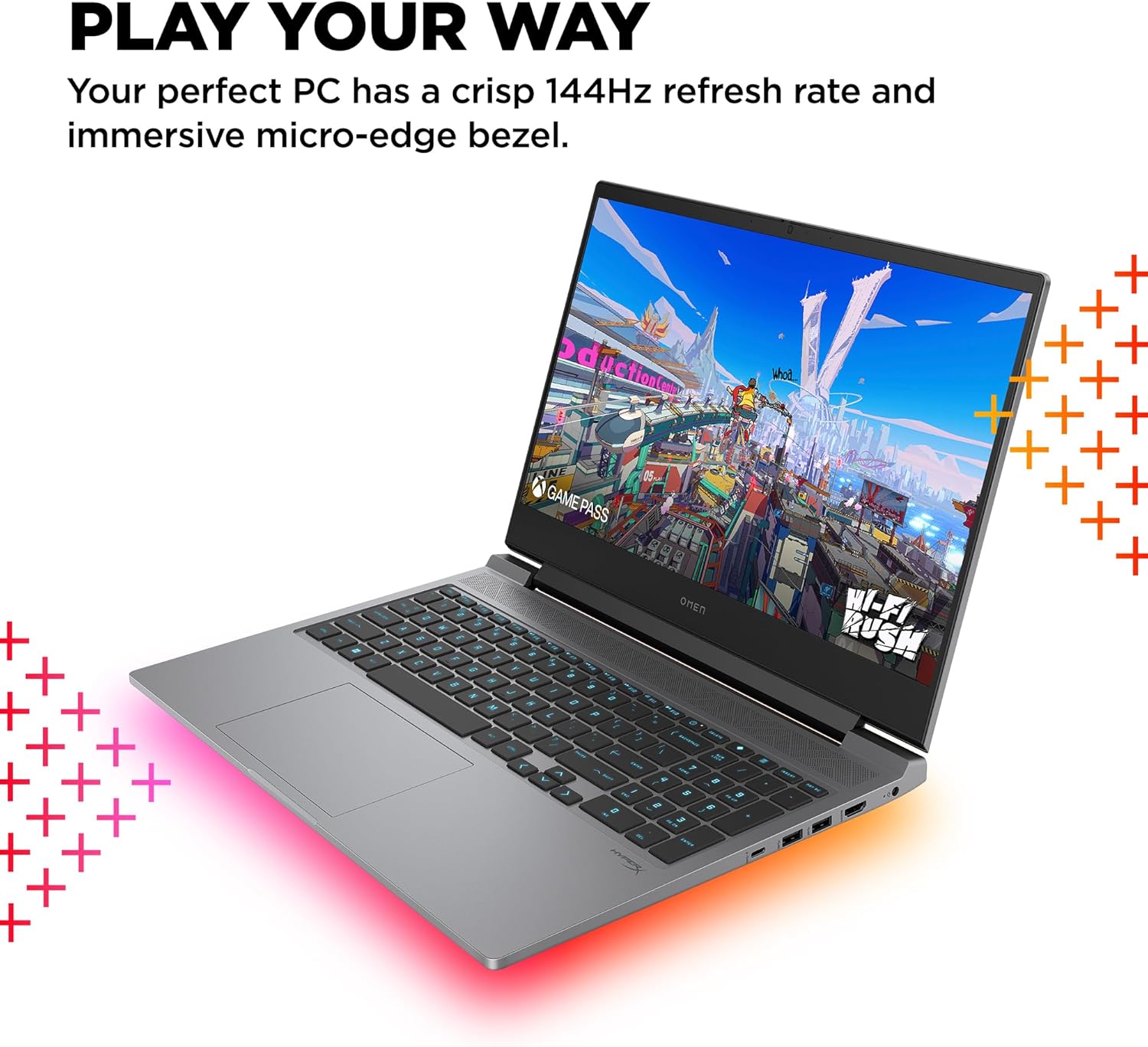 16 inch Laptop, FHD 144Hz Display, Intel Core i7-14700HX, 16 GB RAM, 512 GB SSD, NVIDIA GeForce RTX 4060 GPU, Windows 11 Home O3896