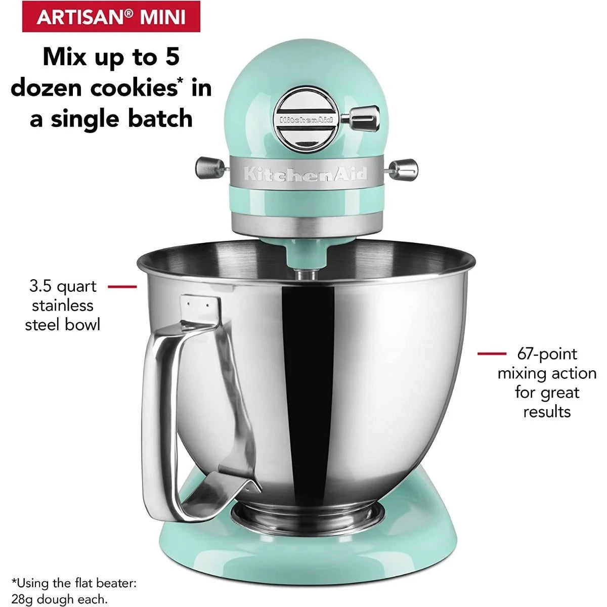3.5-Quart Ice Blue Tilt-Head Stand Mixer Z43573