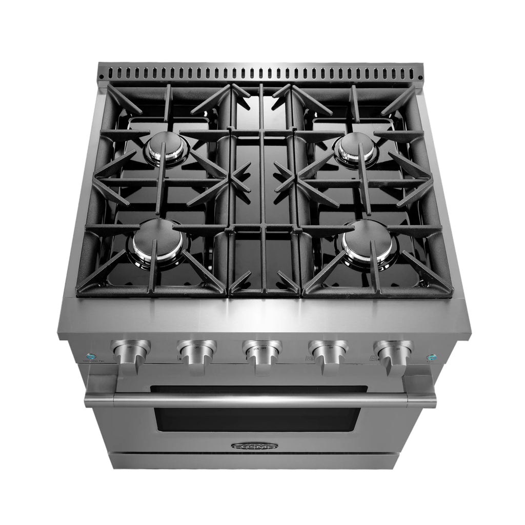 Stainless Steel Gas Range with 4 Burners J9362