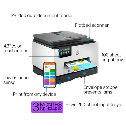 All-in-One Printer, Color, Print, Copy, Scan, Fax, Wireless, Two-Sided Printing Q25194