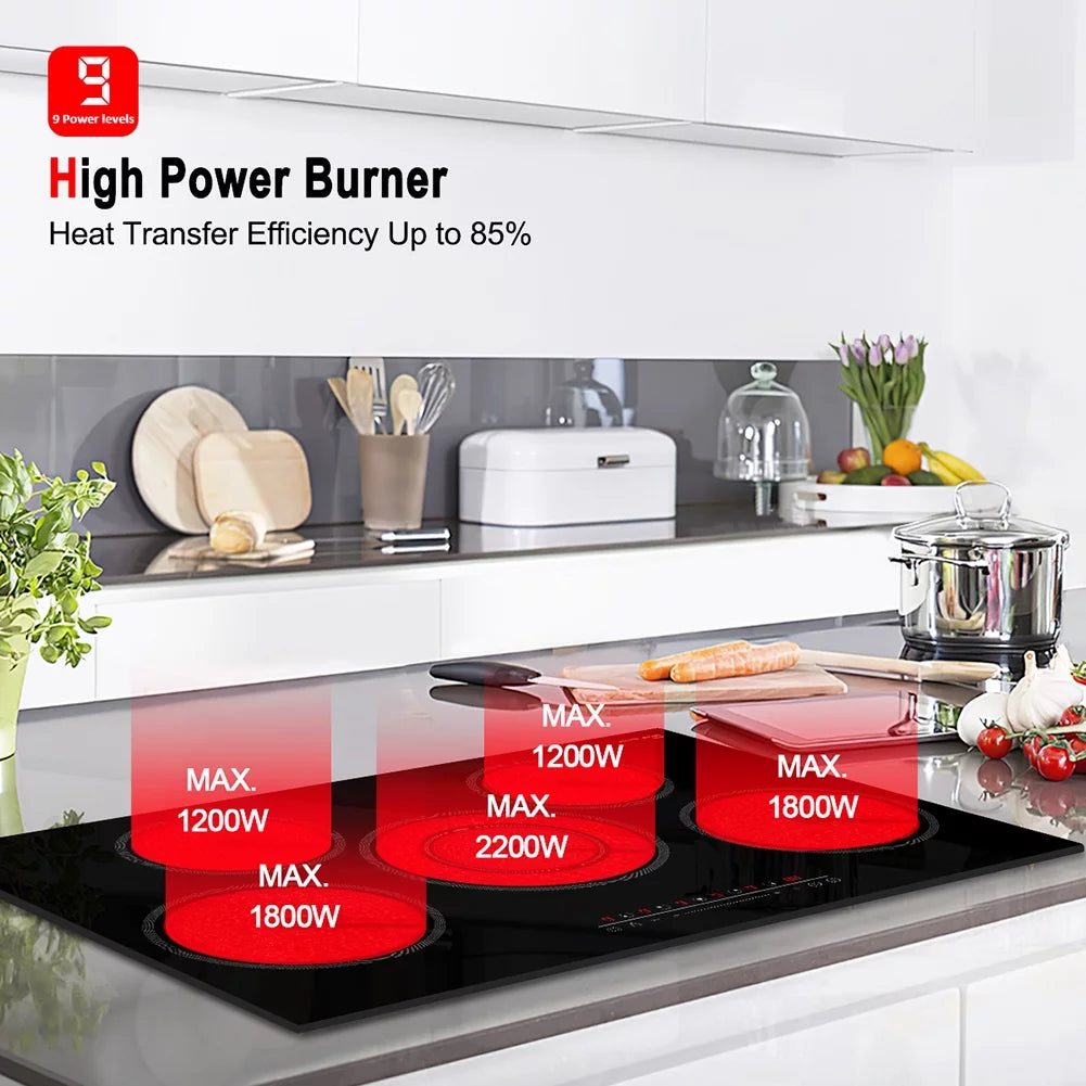 Black Electric Cooktop C270