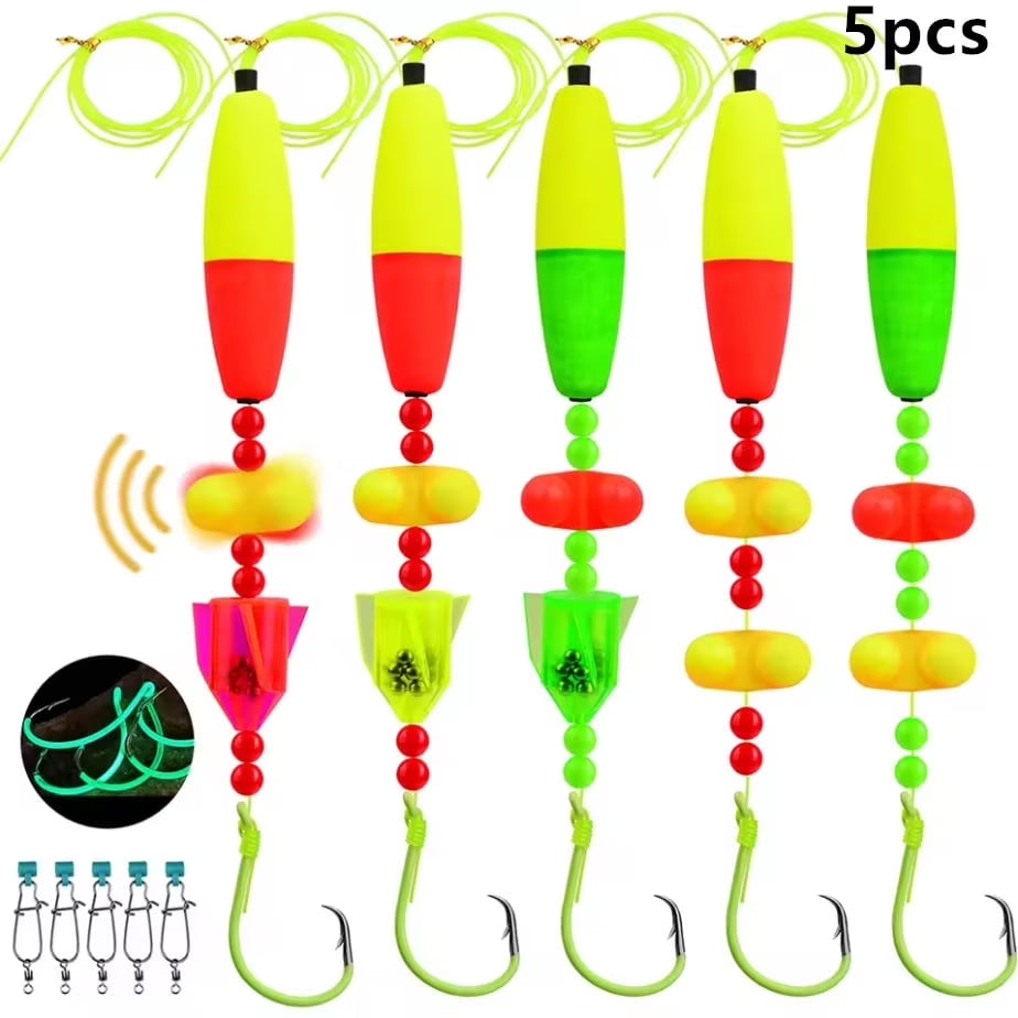 5pcs High Carbon Steel Circle Hooks 6/0 8/0 10/0 Catfish Rigs F74716