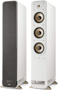 White Floorstanding Speaker, Pair D816
