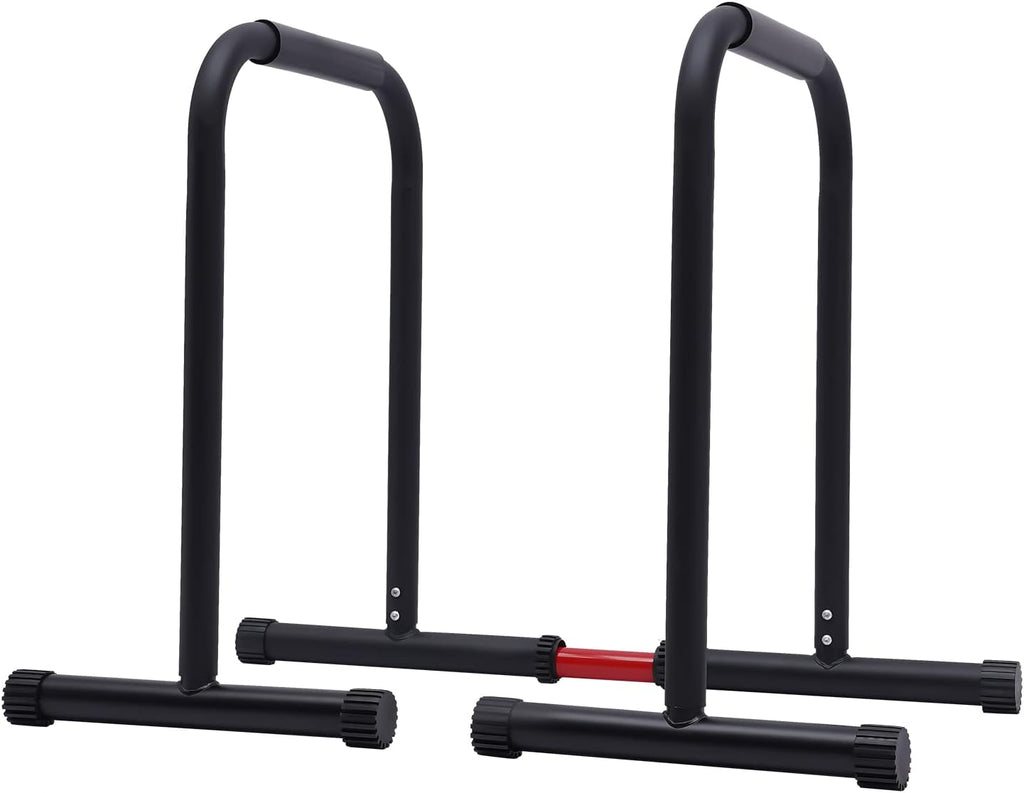 Black Heavy Duty Adjustable Dip Bar, 440 LBS Loading Capacity K879