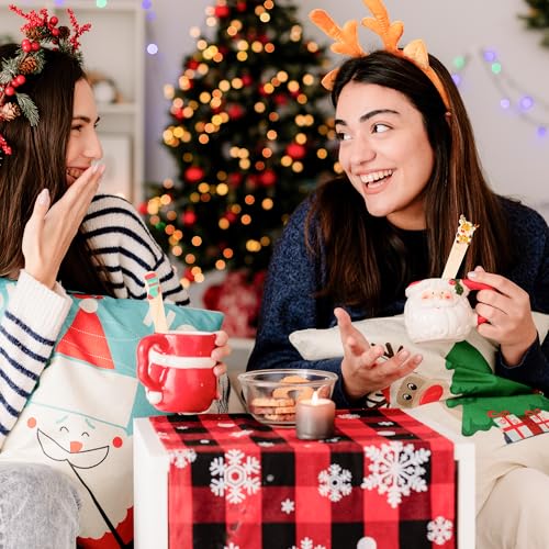 100 Set Christmas Disposable Wooden Spoons W736978