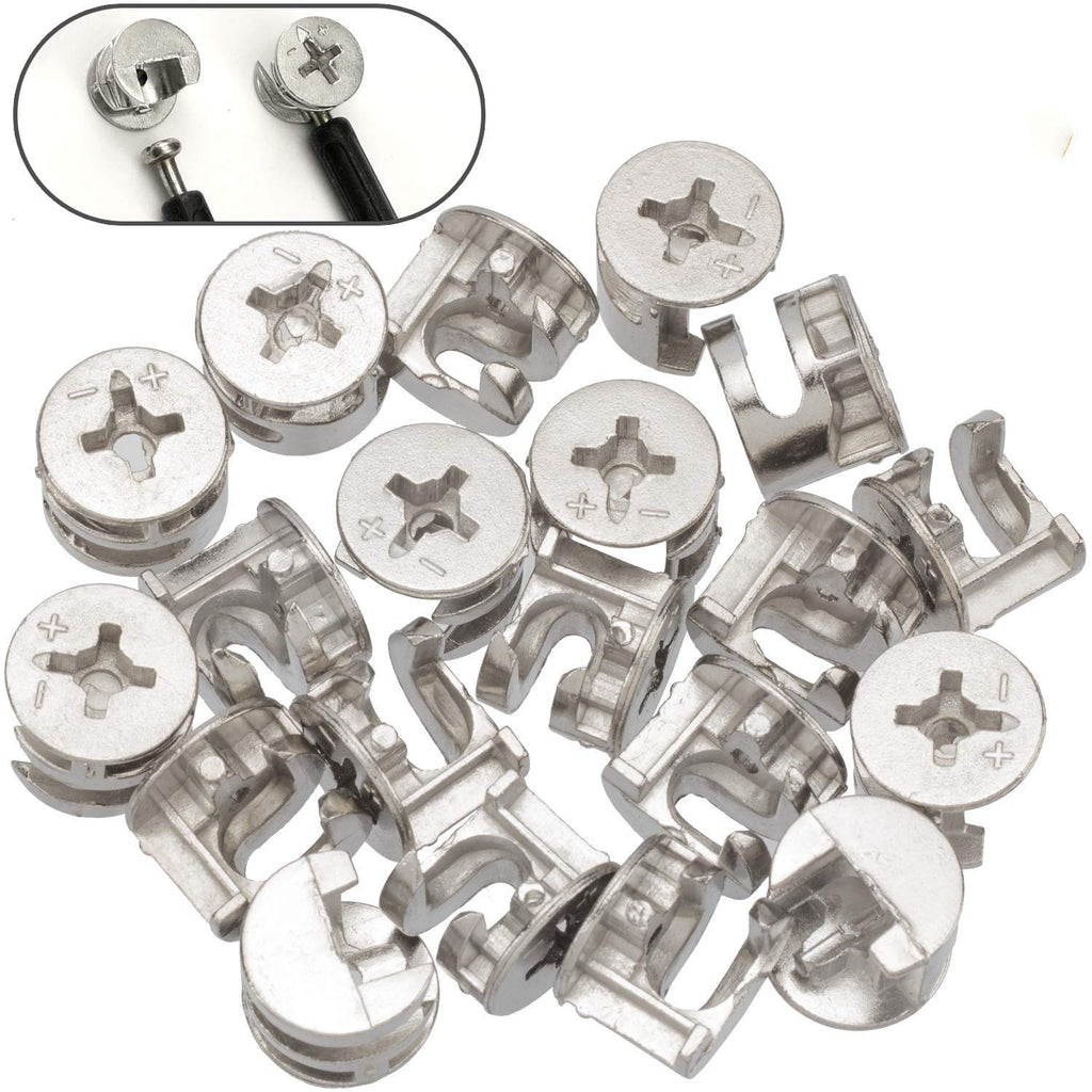 20 Count Furniture Cam Lock Fasteners D168