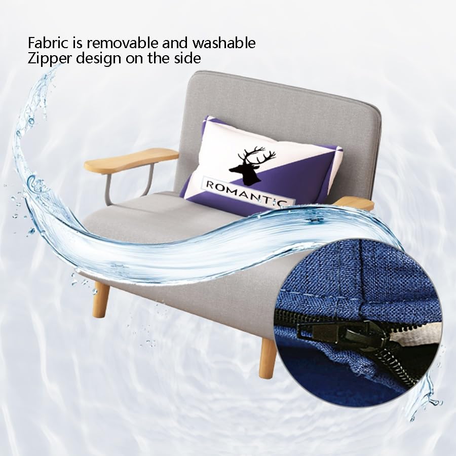 3-in-1 Convertible Sofa Bed Sleeper Chair with Pillow O53045