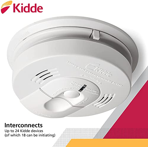 Hardwired Interconnect Combination Smoke & CO Alarm with Battery Backup, Pack of 2 N2008