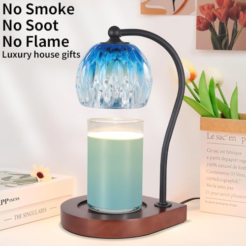 Black Electric Candle Warmer Lamp with Timer K9521