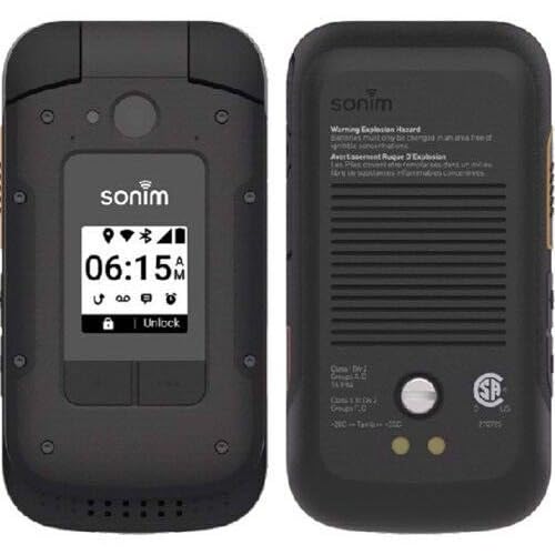Black Rugged Flip Cellphone 16GB X2066