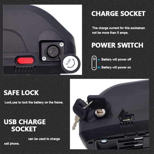 48V 17.5Ah Ebike Battery P430445