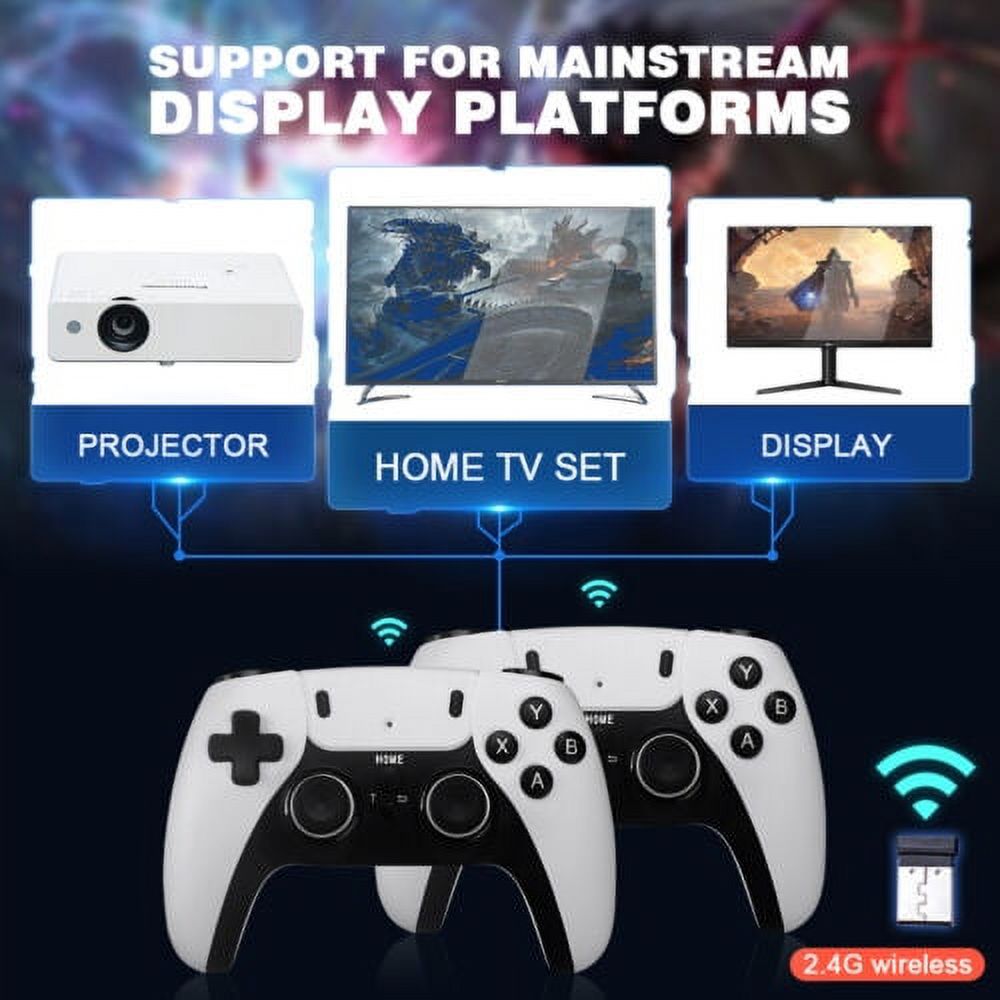 64G 4K HDMI Video Game Console with 2 Wireless Controllers D172218