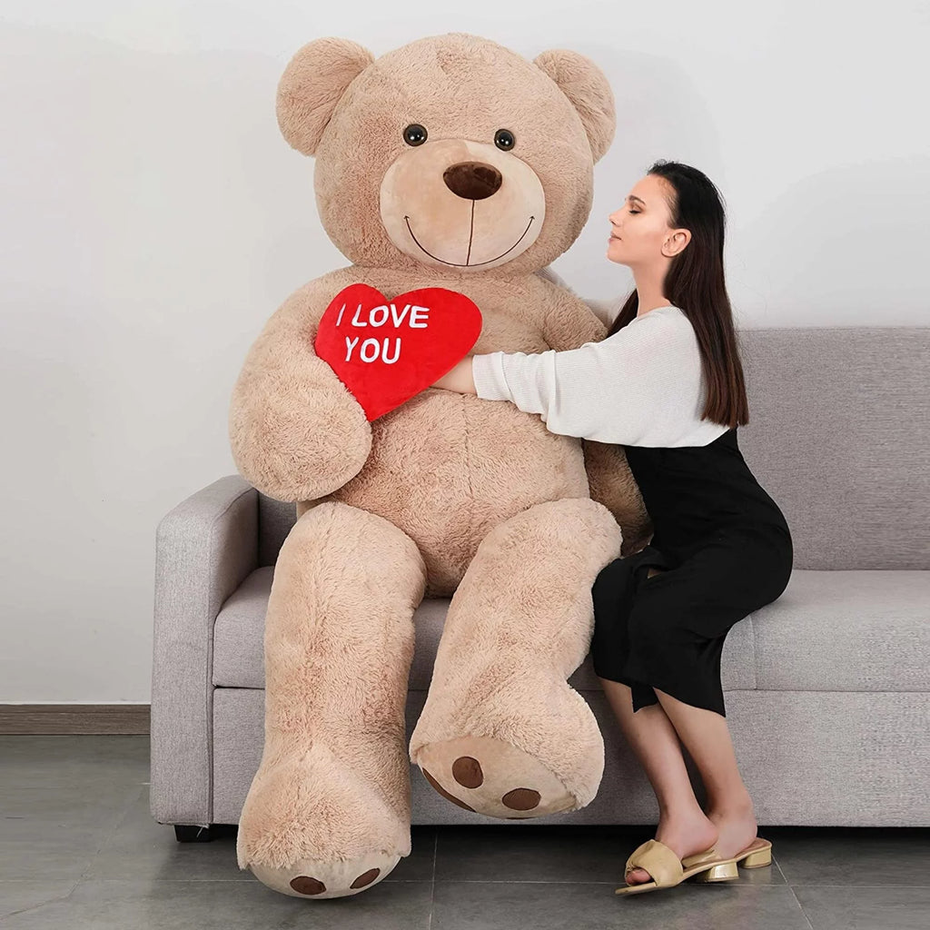 Brown Giant Teddy Bear 6ft Stuffed Animal Jumbo Human Size Teddy Bear C7462