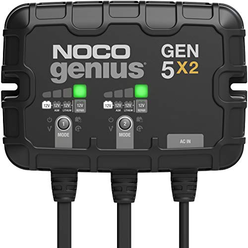 2-Bank 10A 12V Waterproof Marine Battery Charger R35996