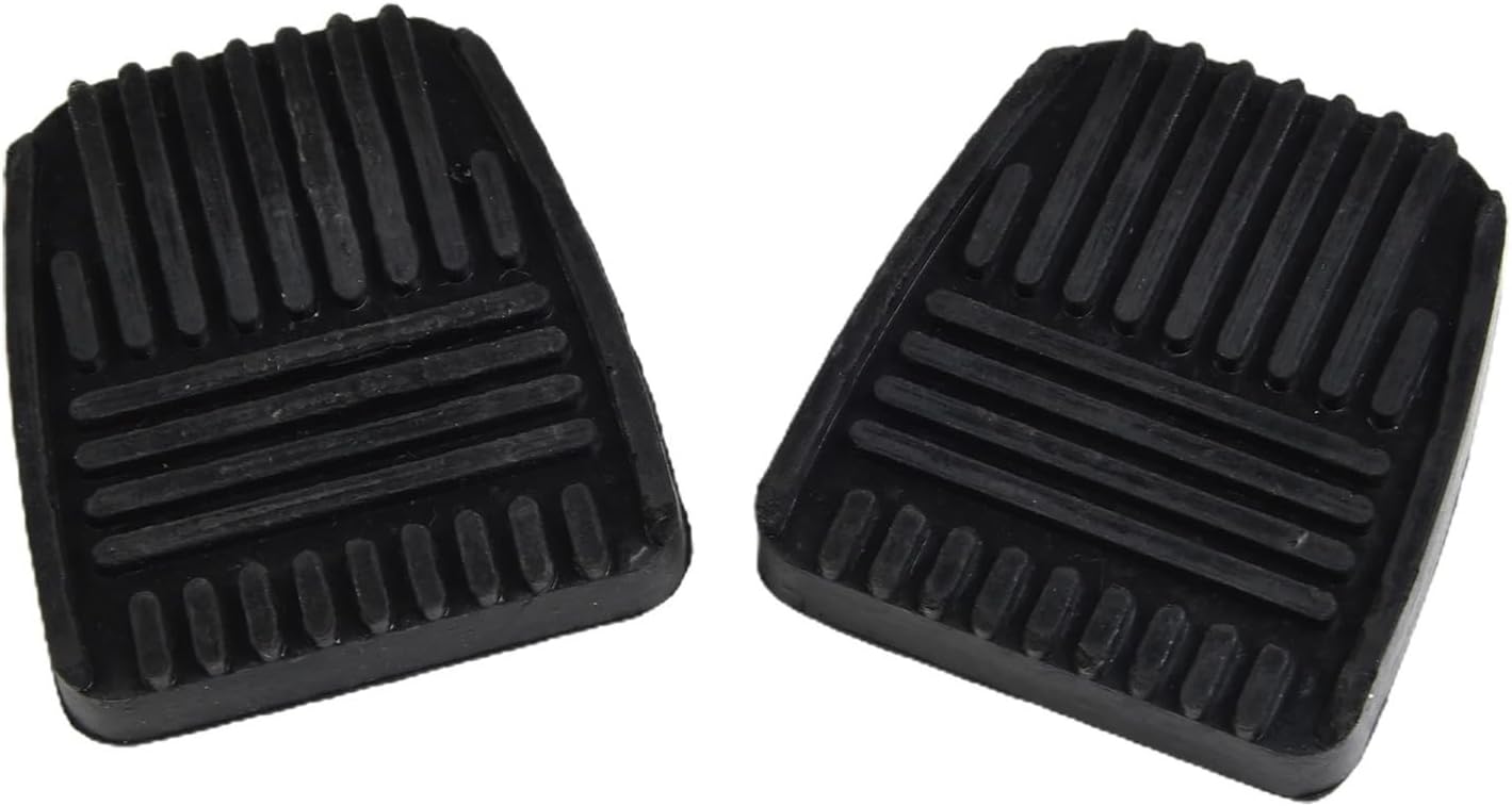 2Pcs Car Rubber Clutch Brake Pedal Pads Covers X92909