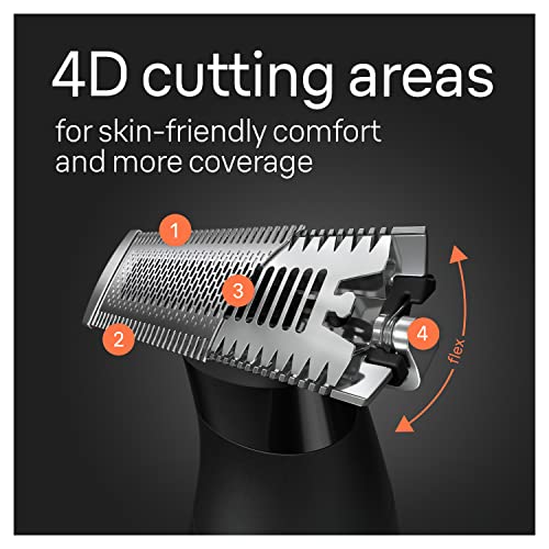 Hybrid Electric Beard Trimmer & Body Shaver, Waterproof O959973