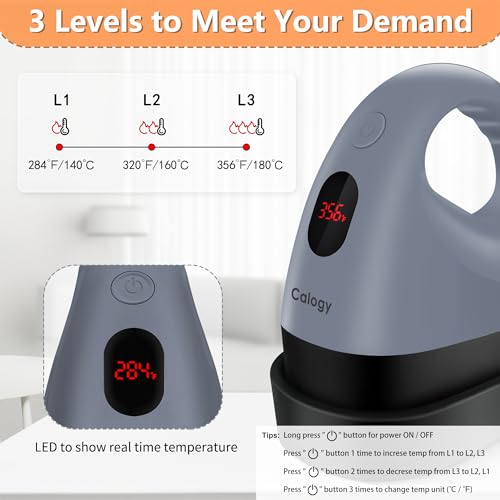 Mini Heat Press, Constant Temp Control, Insulated Safety Base (White Pink) W613440