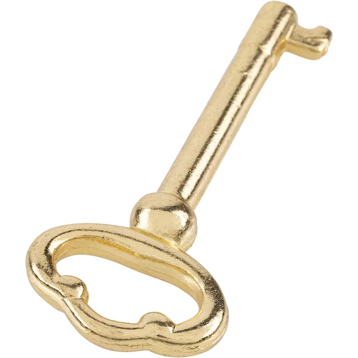 Brass Plated Skeleton Key U908