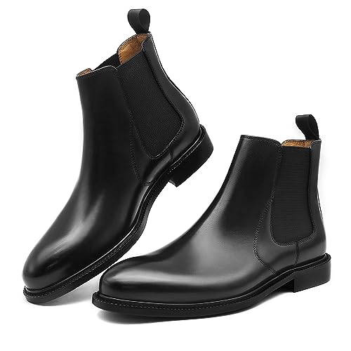 Genuine Leather Chelsea Boots K8932