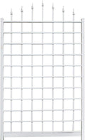 White 57 x 95 Inch PVC Vinyl Outdoor Trellis E93595