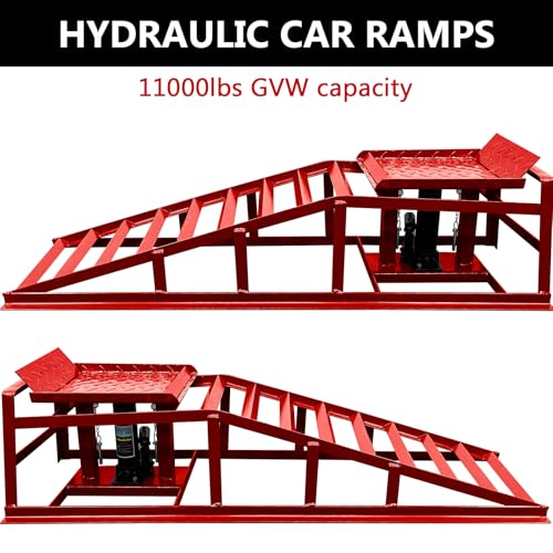 Hydraulic Car Ramps 2 Pcs 11000lbs Automotive Hydraulic Lift N168983
