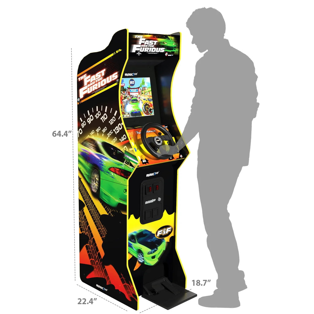 5-foot-tall stand-up arcade cabinet with 17-inch LCD screen N887