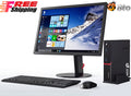 Restored Desktop Mini PC Intel Pentium 2.64GHz Processor 8GB RAM 128GB SSD 19 Inch LCD Wifi Adapter Keyboard Mouse Windows 10 Pro B4348