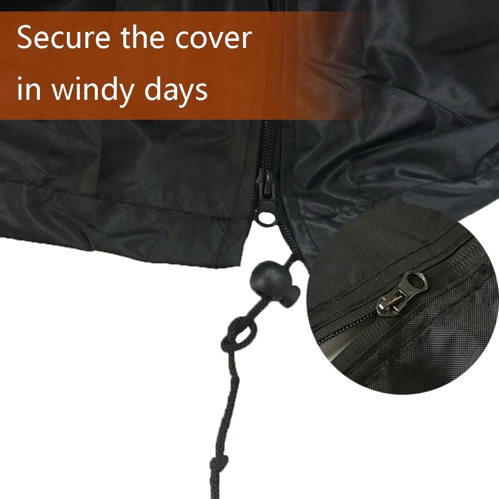 Outdoor Swing Cover 2 Seater Waterproof, 65'' (L) x 50''(W) x 66''(H) E57275