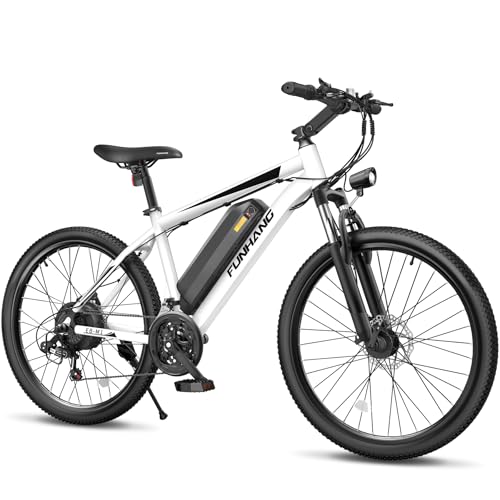 26" Electric Mountain Bike with 48V 374.4WH Battery, 21 Speed O5951