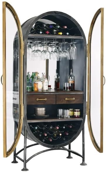 Black Wine & Bar Cabinet W21857