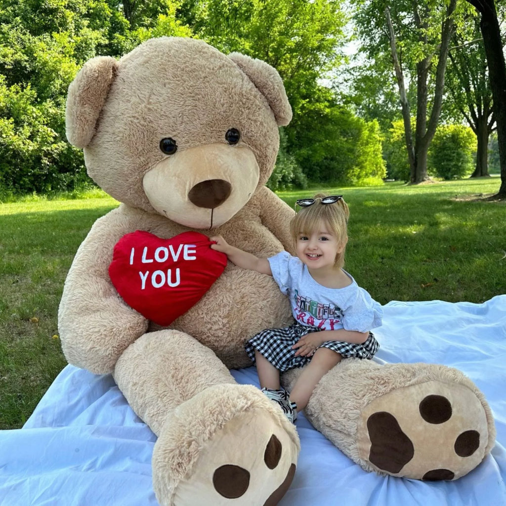 Brown Giant Teddy Bear 6ft Stuffed Animal Jumbo Human Size Teddy Bear C7462