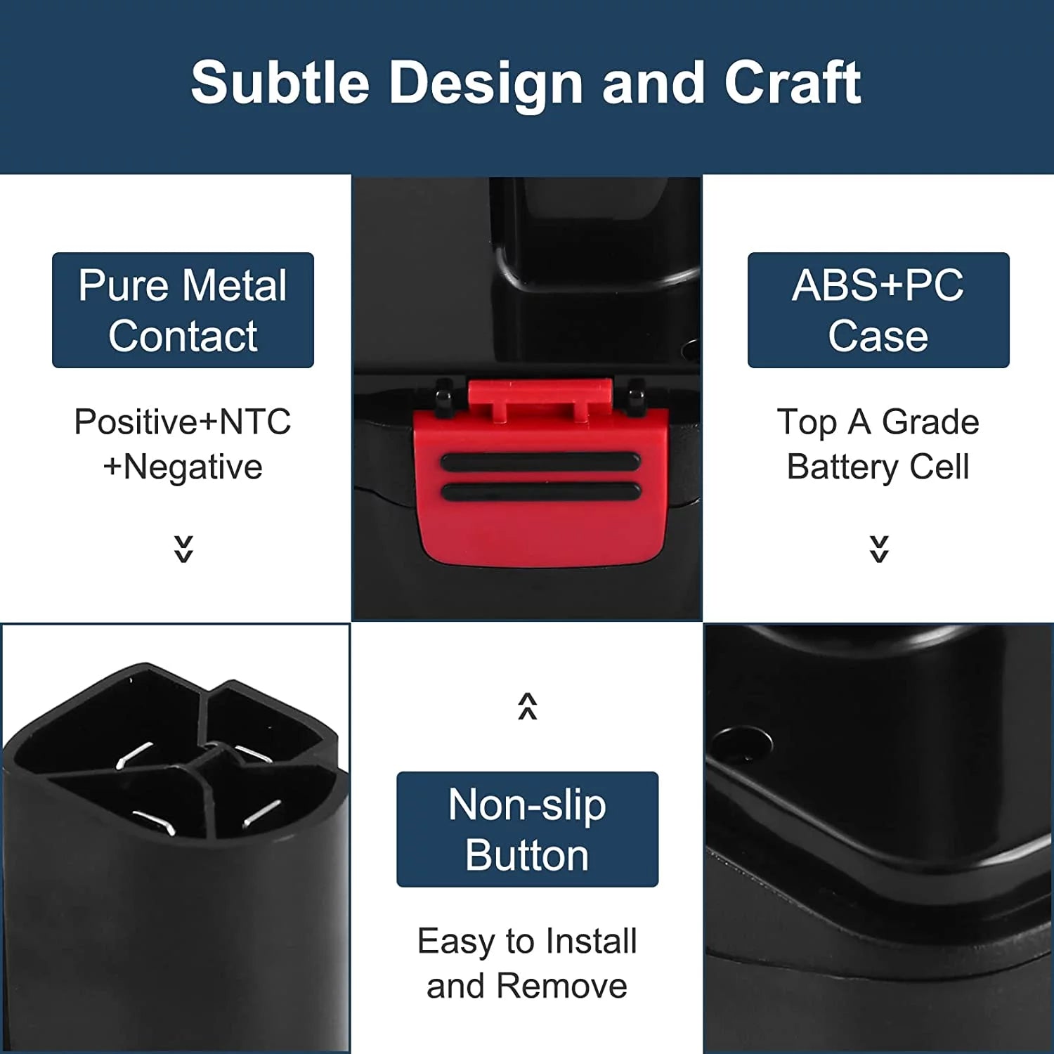2 Packs Replacement Battery Compatible with Craftsman 19.2 Volt C3 Cordless Tools P4861