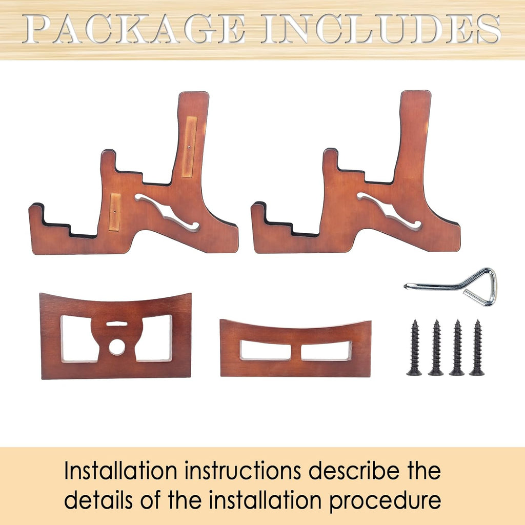 Wooden Guitar Stand with Foam Padded (2 Space) P967409