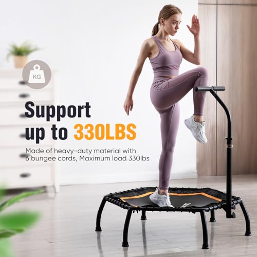 Silent Mini Fitness Trampoline Indoor Rebounder V21256