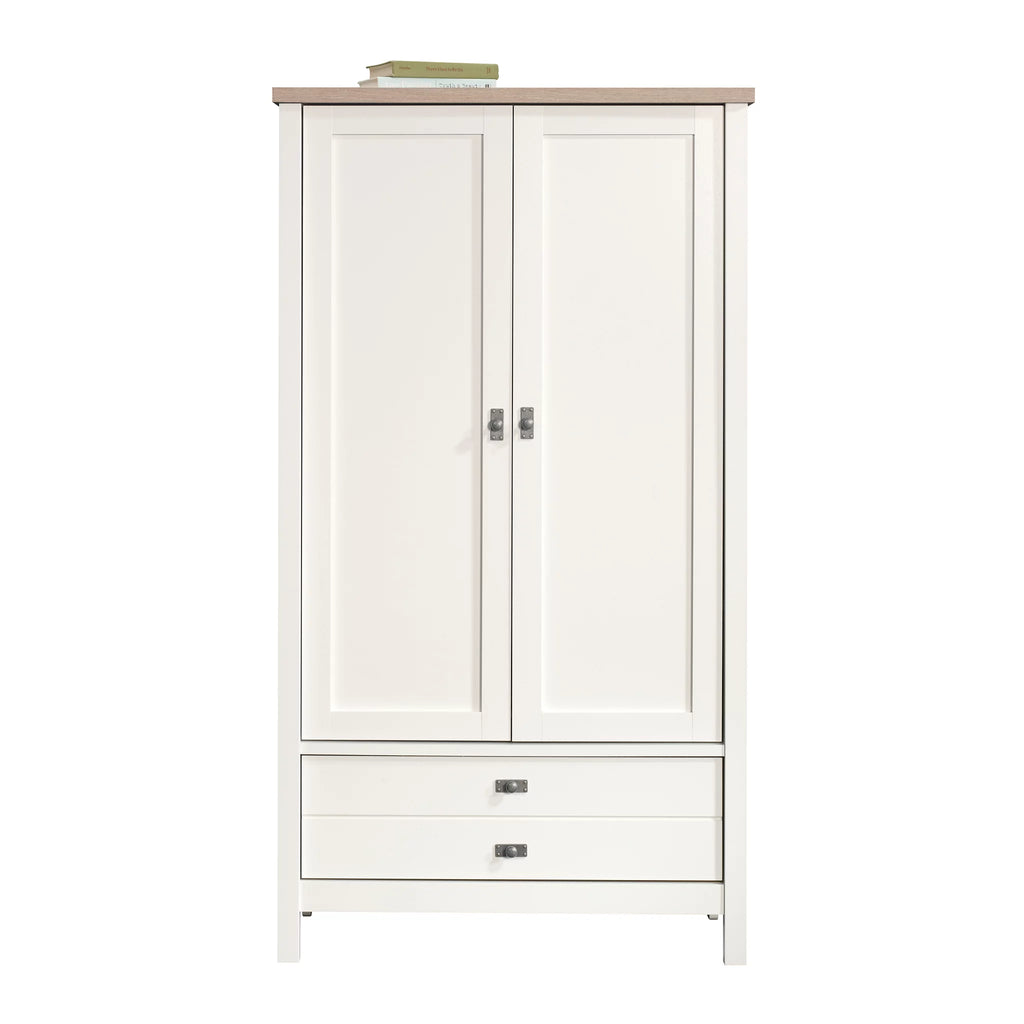 Soft White Armoire V3522
