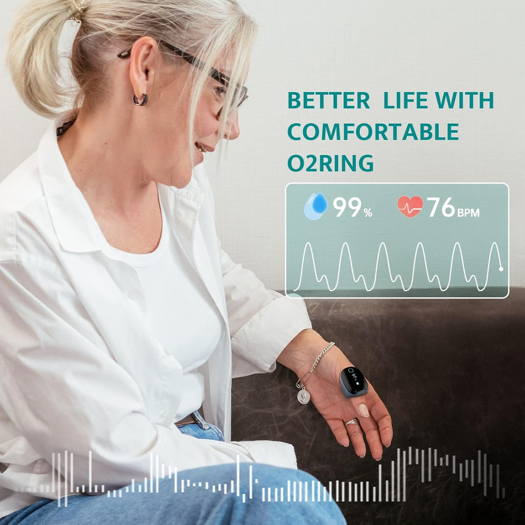 Rechargeable Bluetooth Pulse Oximeter with Reminder N7501